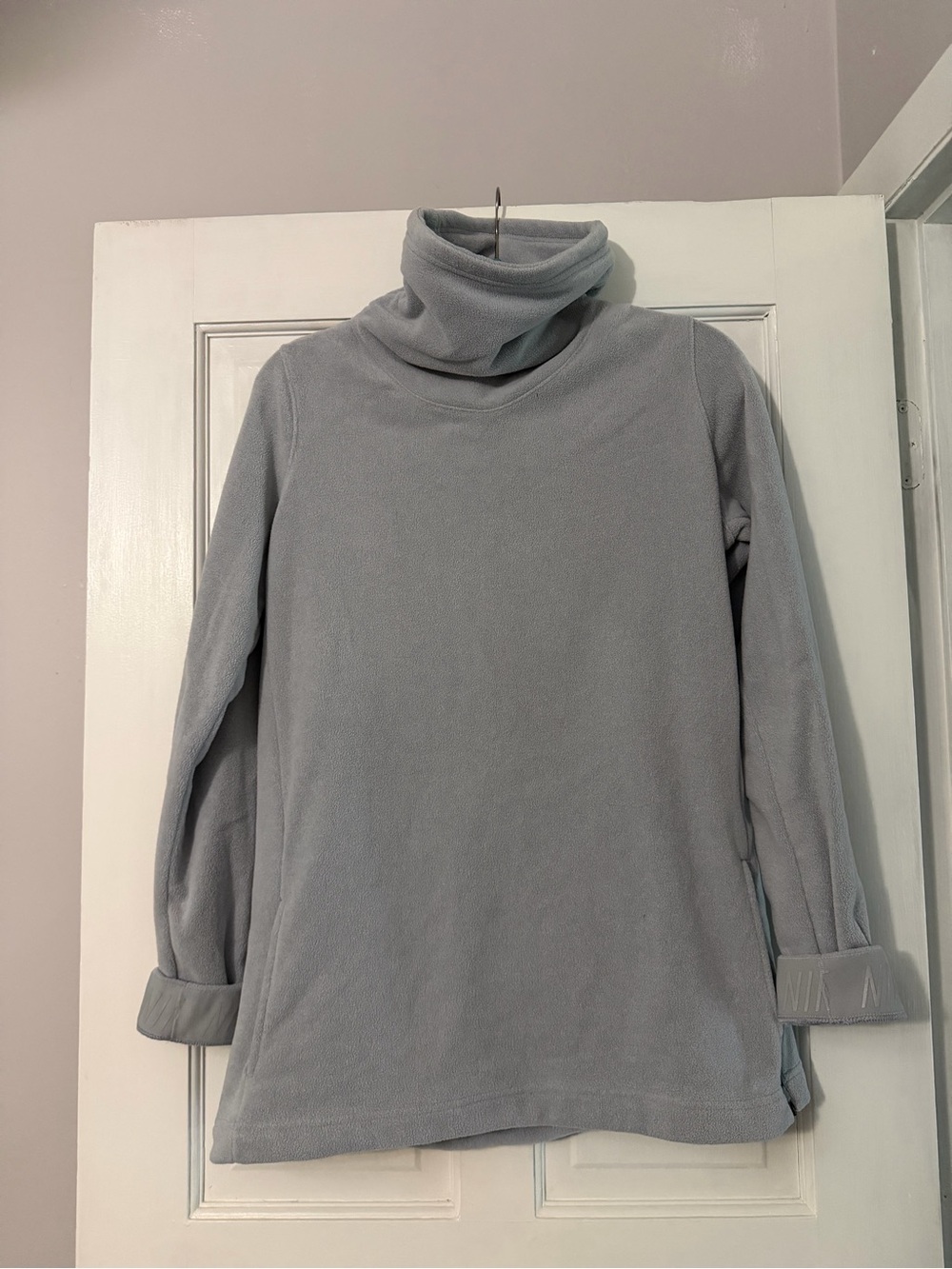 Nike Light Gray Cowl Neck Women's Sweater